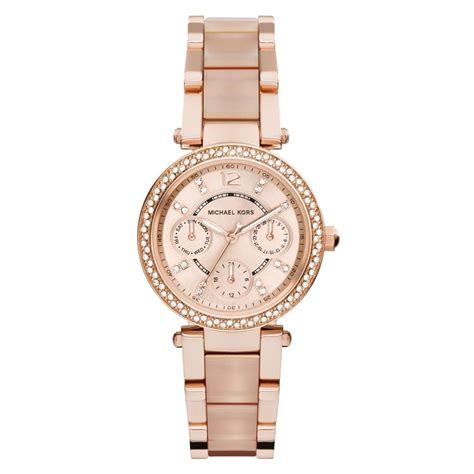 michael kors 6110 watch|Michael Kors mini rose dial.